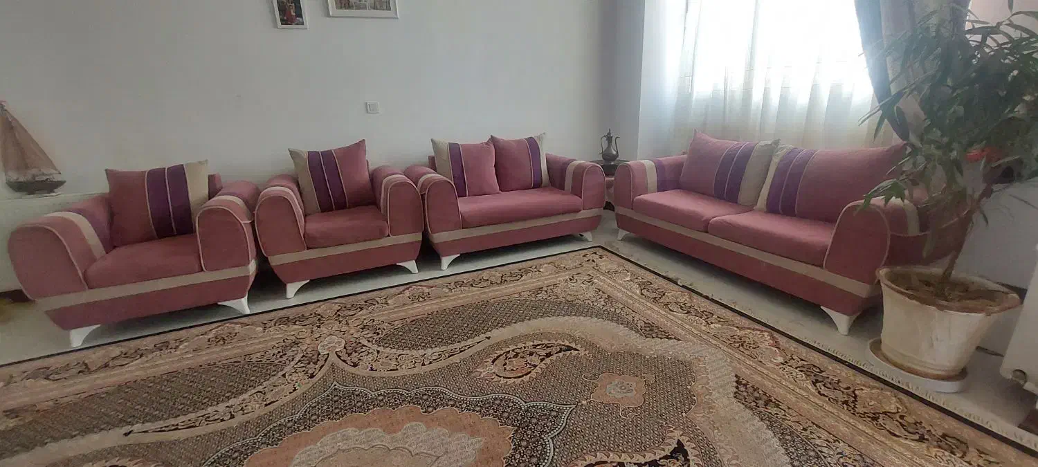 مبل ۷ نفره و میز جلو مبلی|مبلمان خانگی و میز عسلی|شاهدشهر, |دیوار