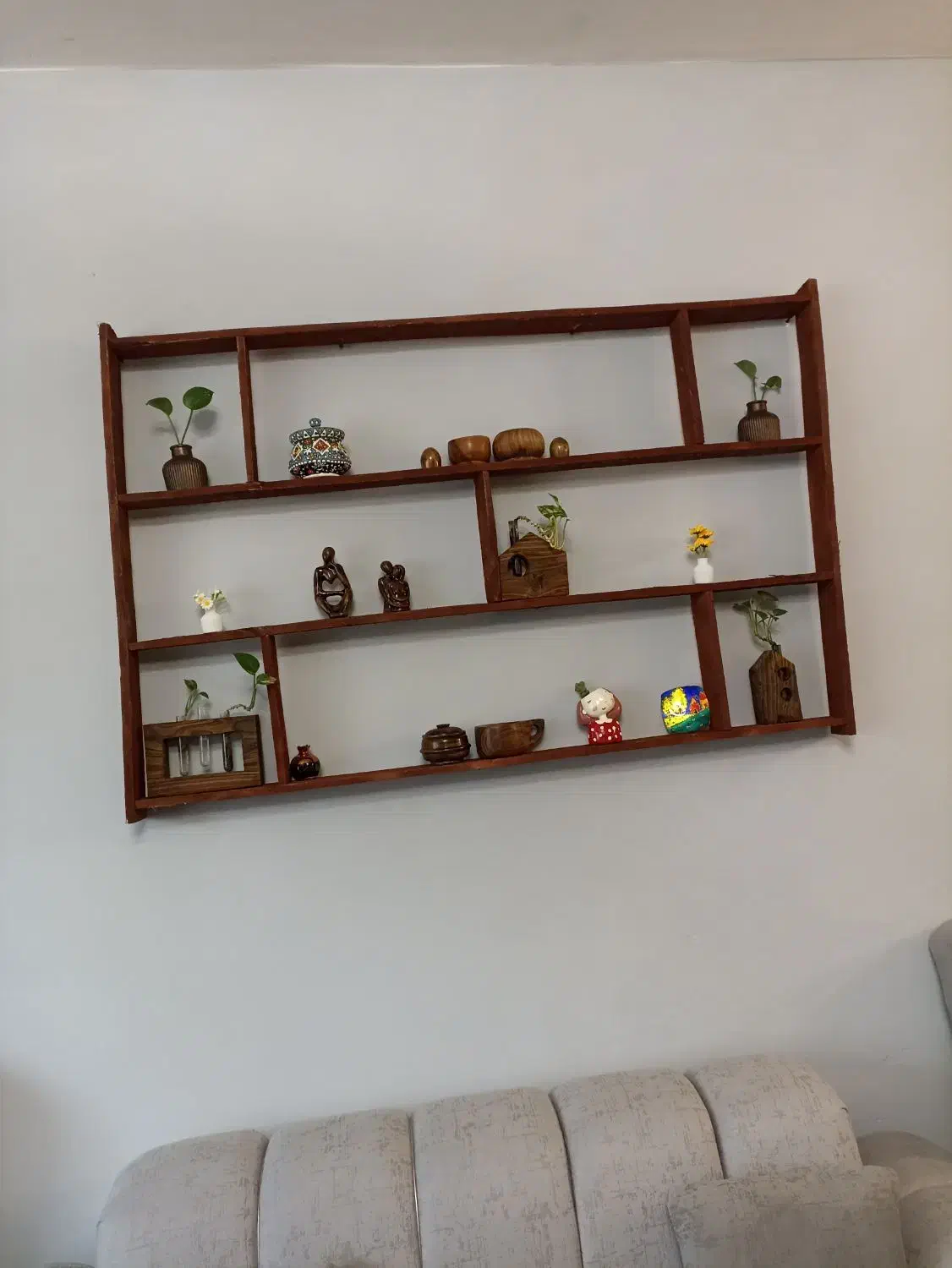 شلف سنتی چوبی|کتابخانه، شلف، قفسه‌های دیواری|رشت, حمیدیان|دیوار