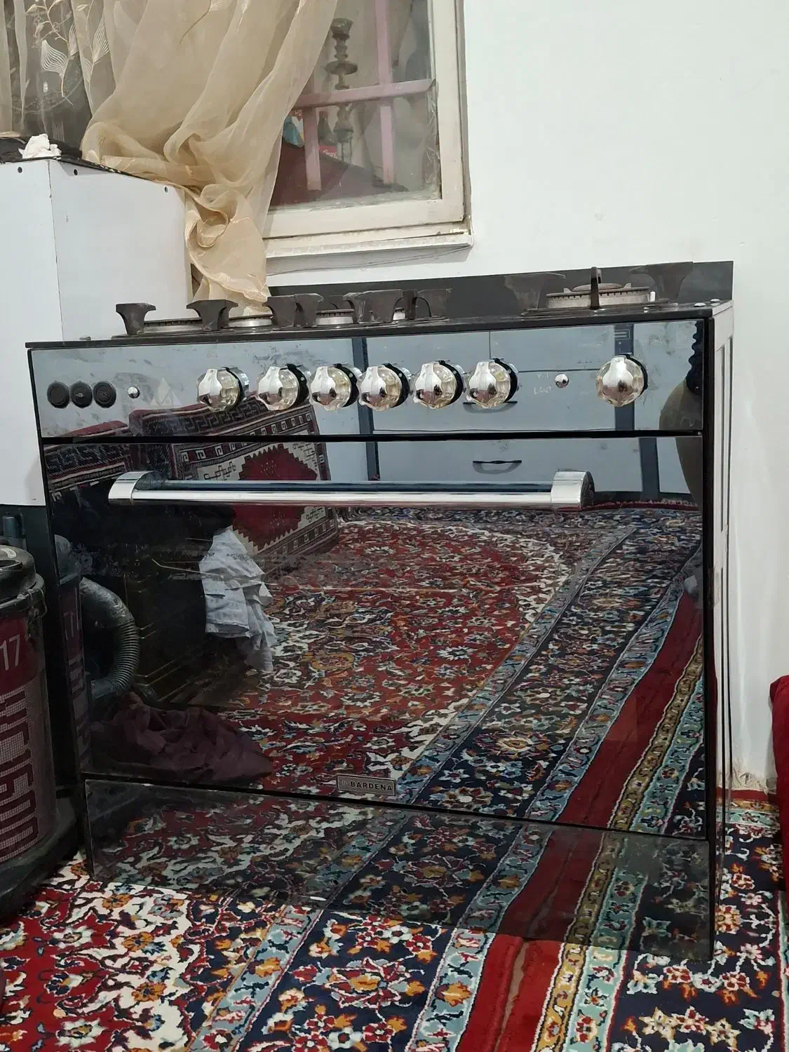 گاز ۵ شعله فردار در حد نو|اجاق گاز و لوازم برقی پخت‌وپز|مشهد, رده|دیوار