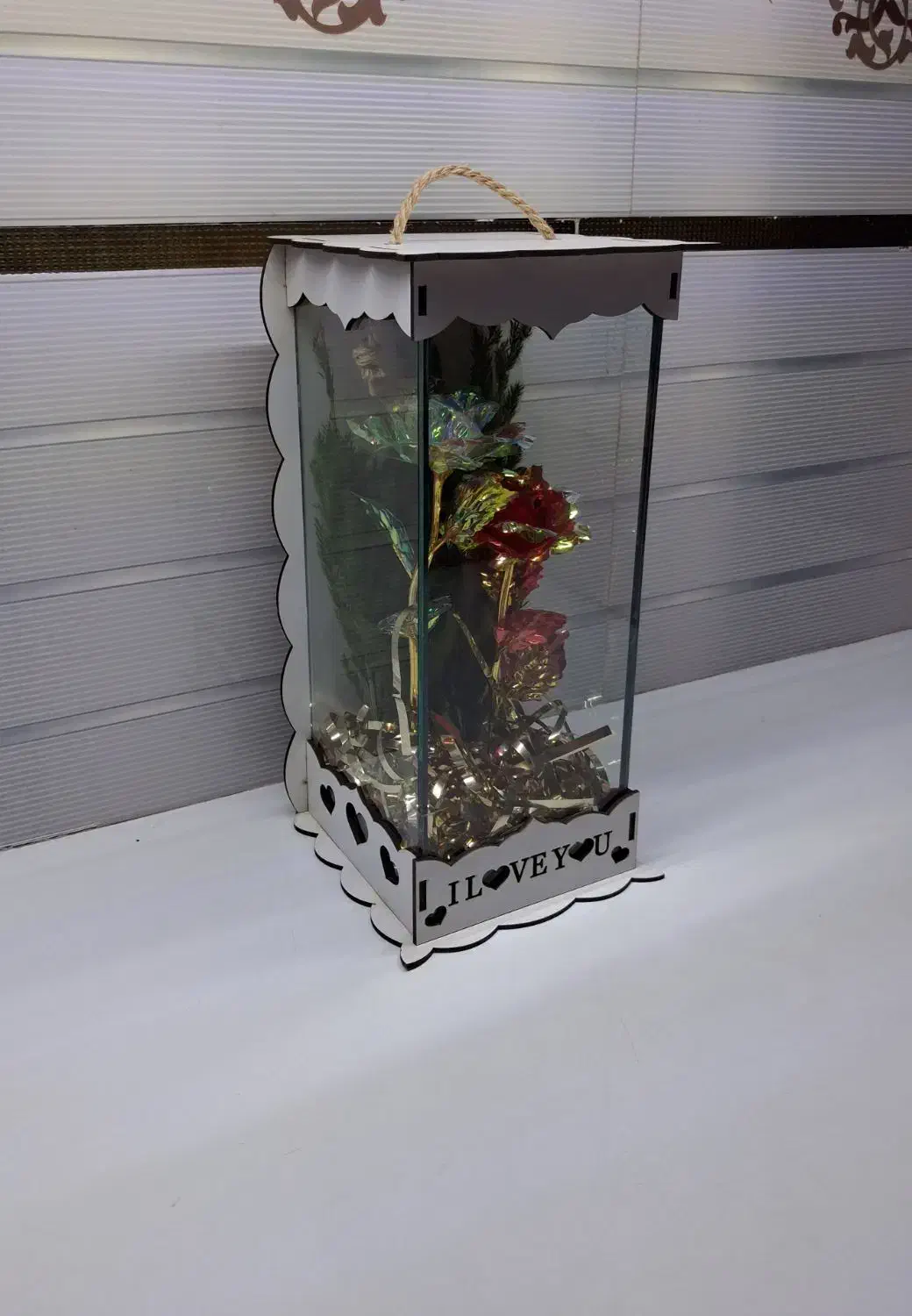 باکس گل|گل مصنوعی|قم, قلعه کامکار|دیوار