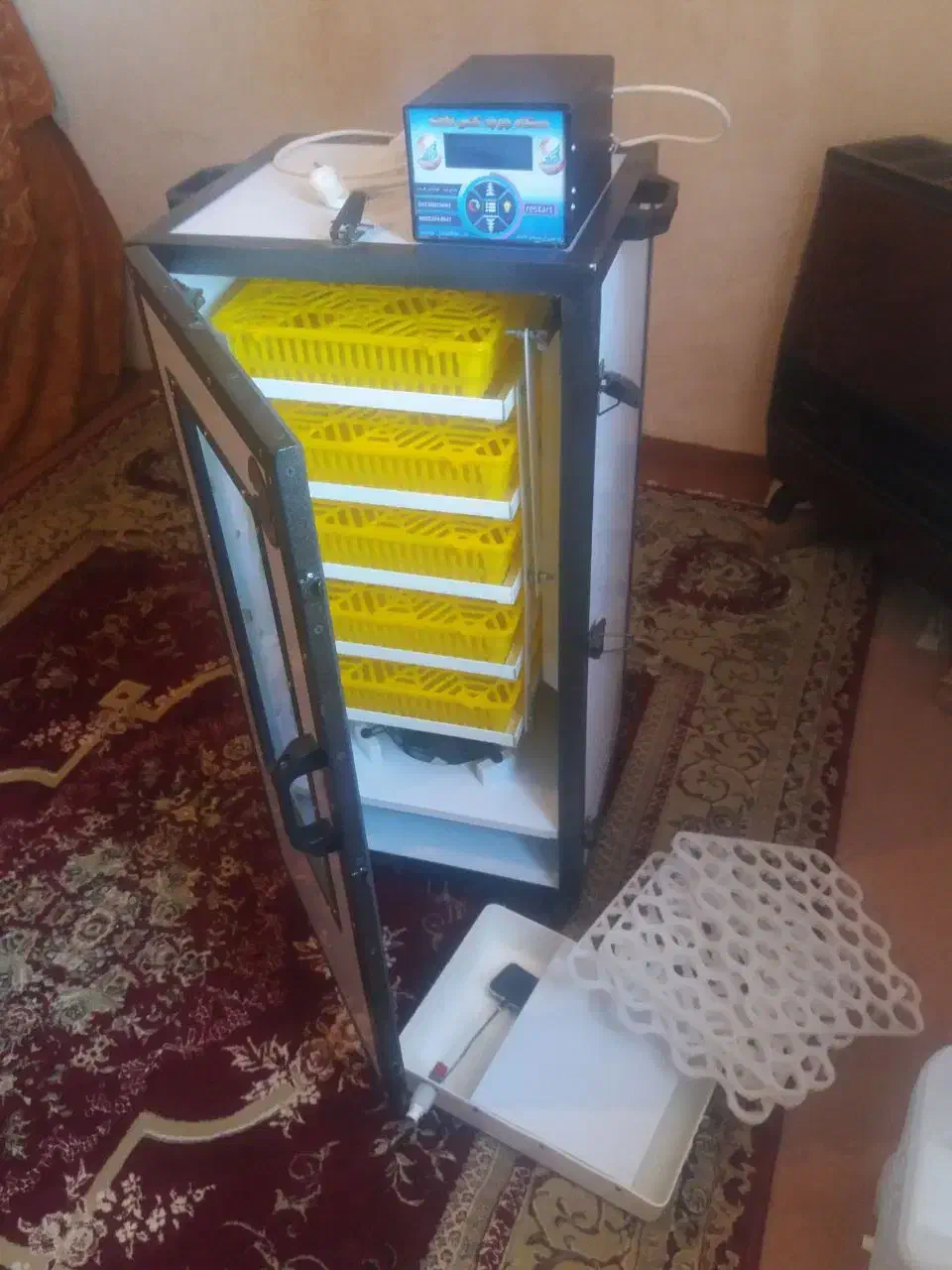 دستگاه جوجه کشی ۲۱۰ تایی ساخت فاخته|لوازم جانبی حیوانات|دیلمان, |دیوار