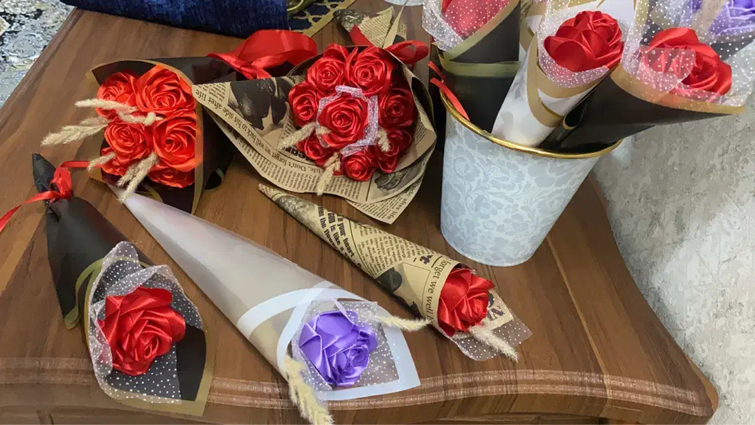 گل روبانی و دسته گل|گل مصنوعی|کرج, گلشهر|دیوار