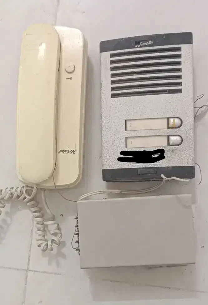 آیفن الکترونیک دو واحدی ساده|صوتی و تصویری|جهرم, |دیوار