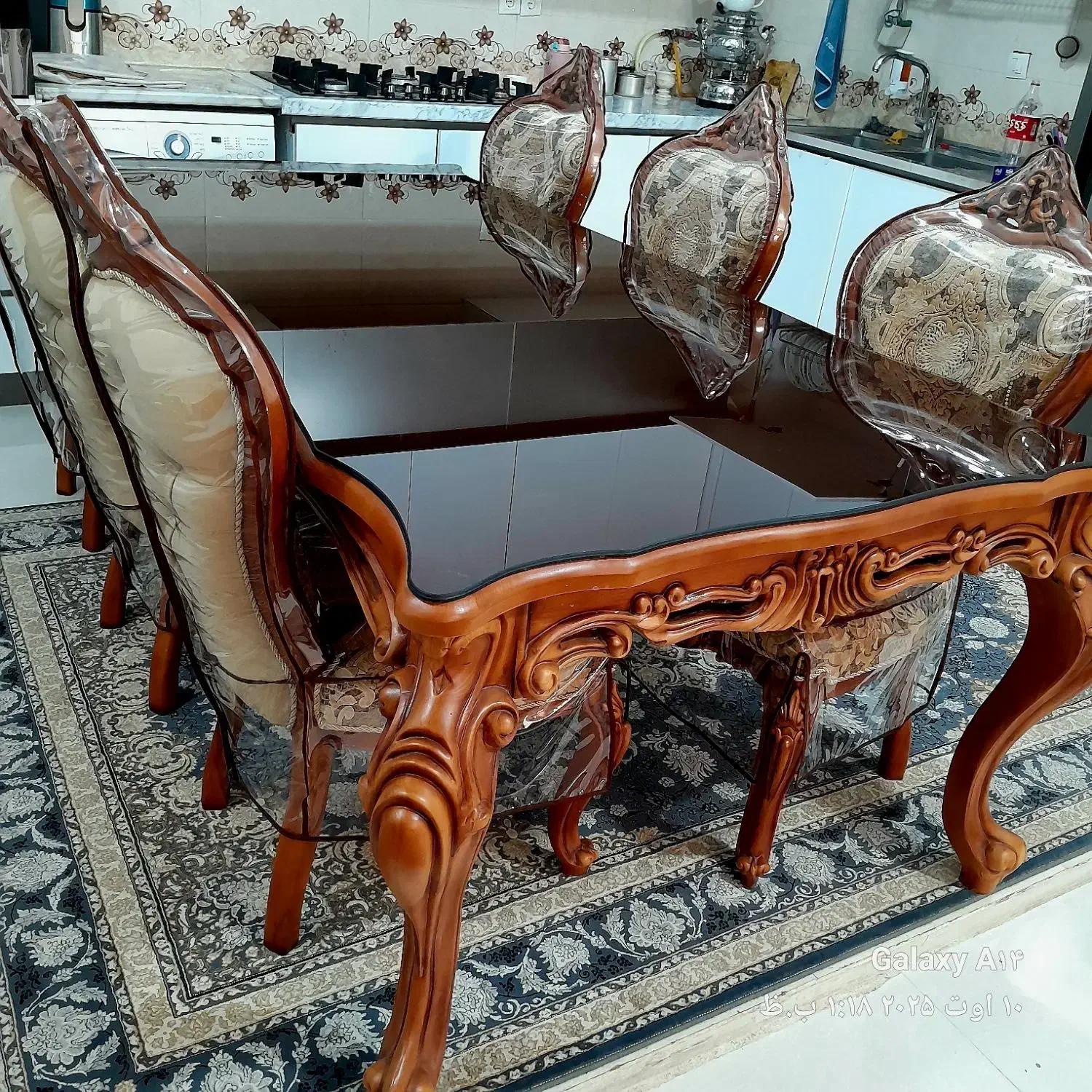 میز ناهارخوری ۸ نفره سلطنتی|میز و صندلی غذاخوری|زاهدان, |دیوار