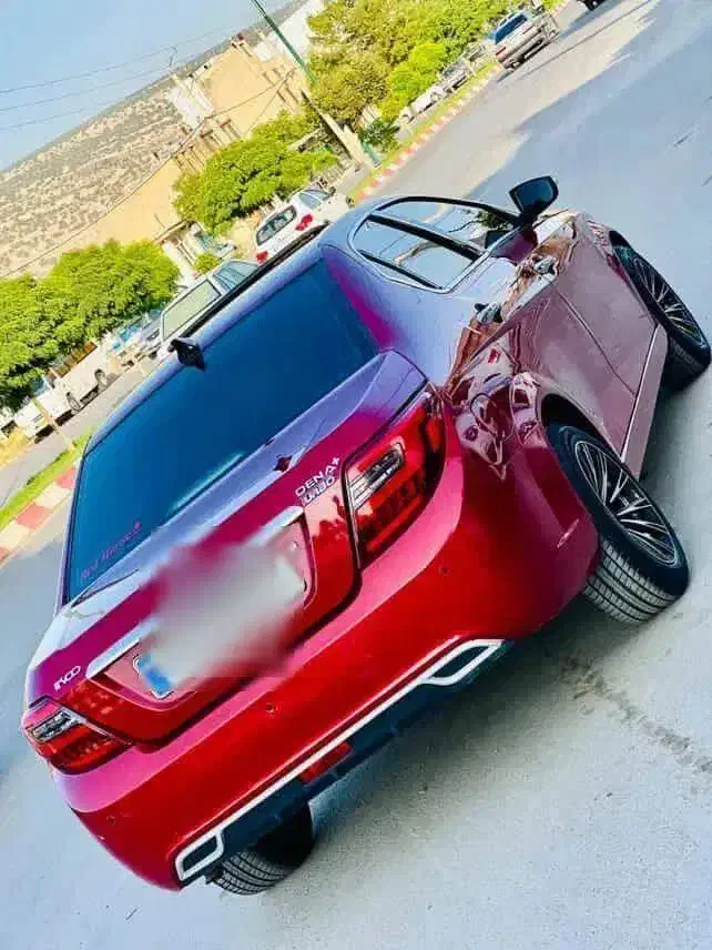 دنا پلاس فول تیپ۲ قرمز ونیزی|خودرو سواری و وانت|ایلام, |دیوار