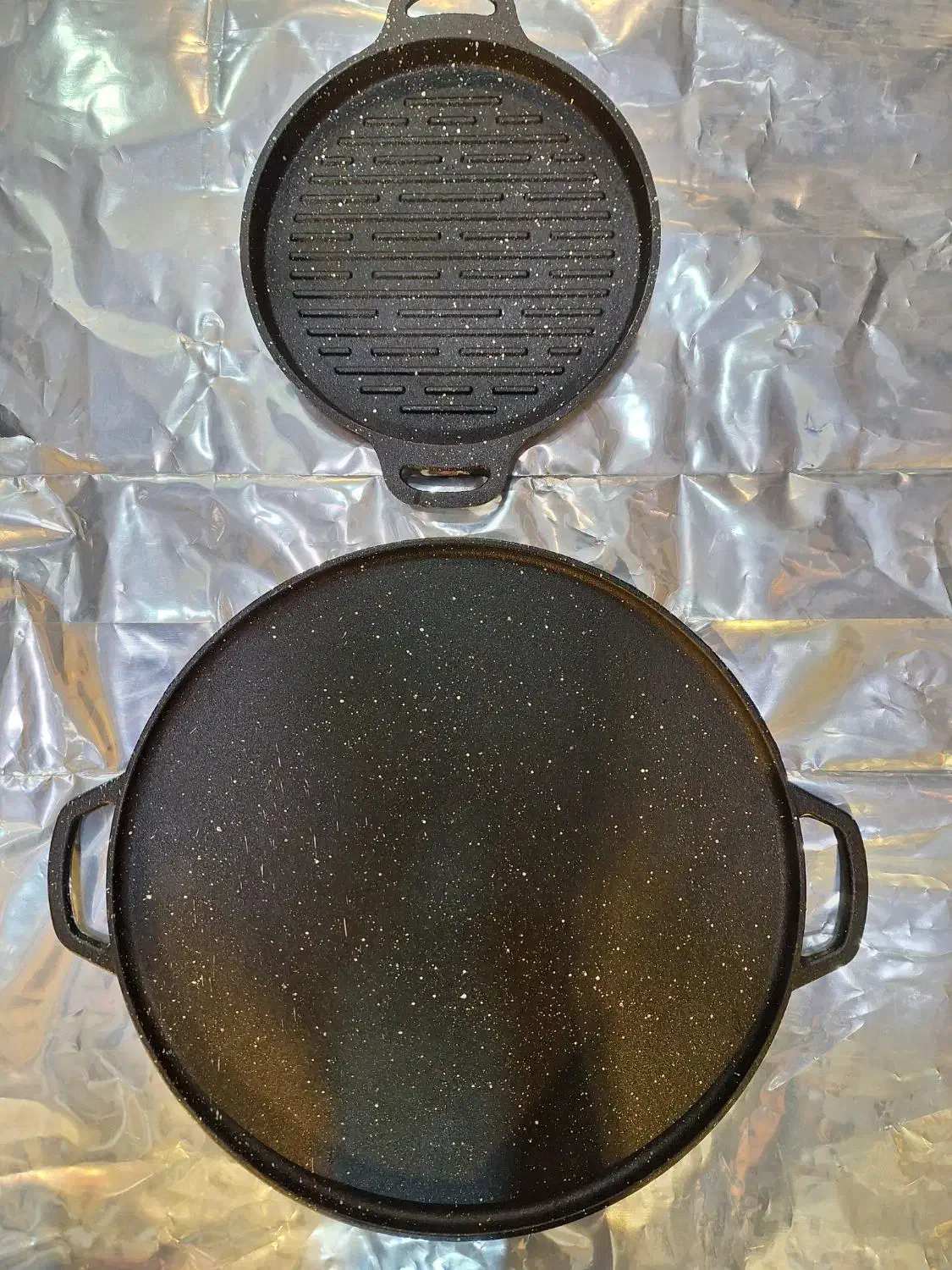 استیک پز چدن با پوشش گرانیت و بدون پوشش|ظروف پخت‌وپز|مشهد, عامل|دیوار