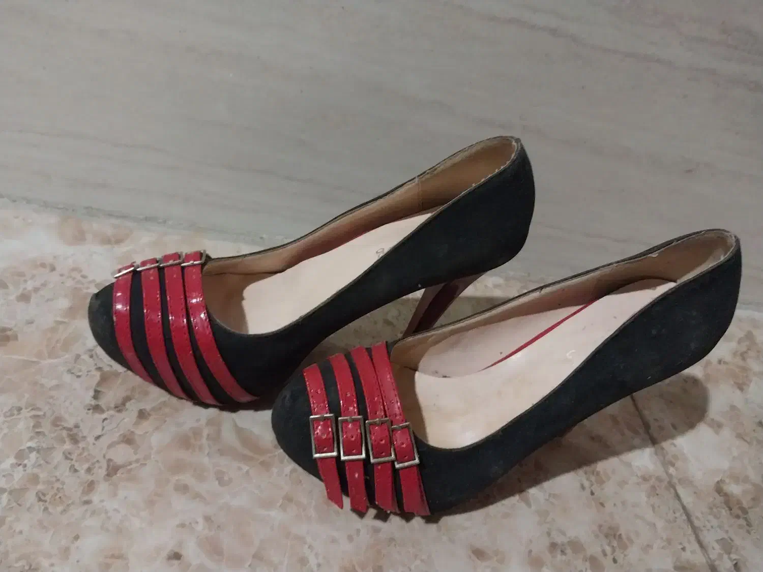 کفش مجلسی پاشنه دار زیبا|کیف، کفش، کمربند|کردکوی, |دیوار