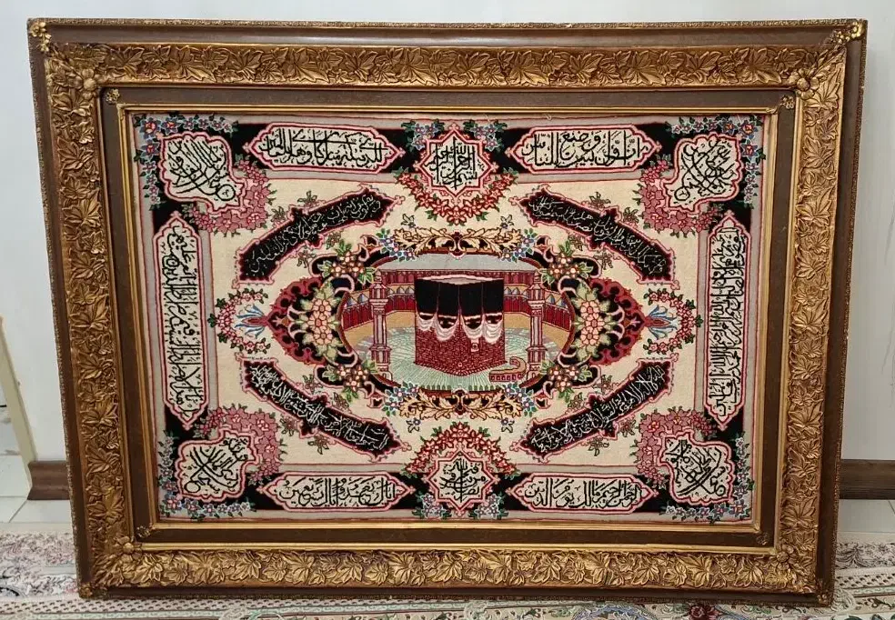 تابلو فرش دستباف تبریز ابریشمی|تابلو فرش|فردیس, ثابتی|دیوار