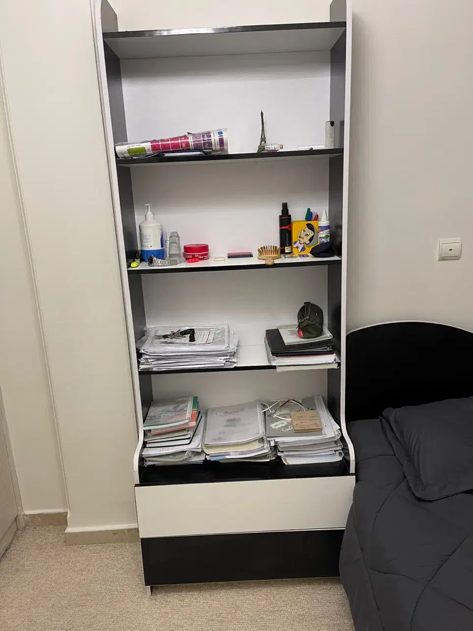 کتابخانه پنج طبقه با دو کشو خیلی بزرگ|کتابخانه، شلف، قفسههای دیواری|تهران, اختیاریه|دیوار