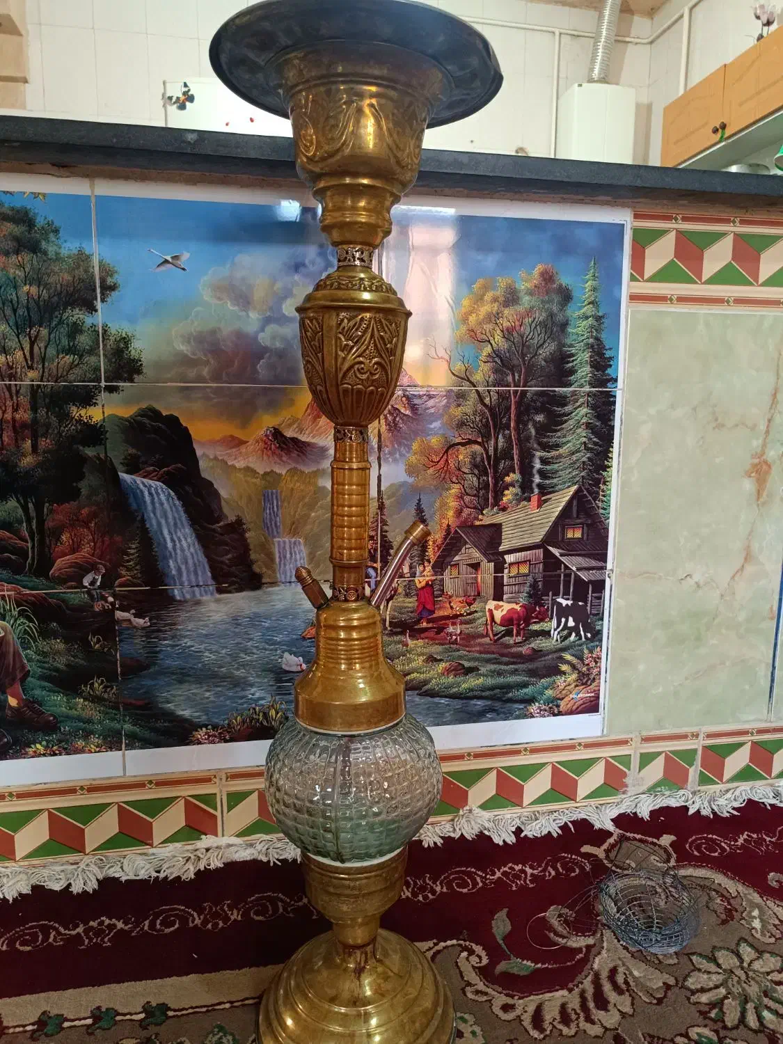 قلیون تمام برنج زینتی|کلکسیون و سرگرمی|کوهدشت, |دیوار