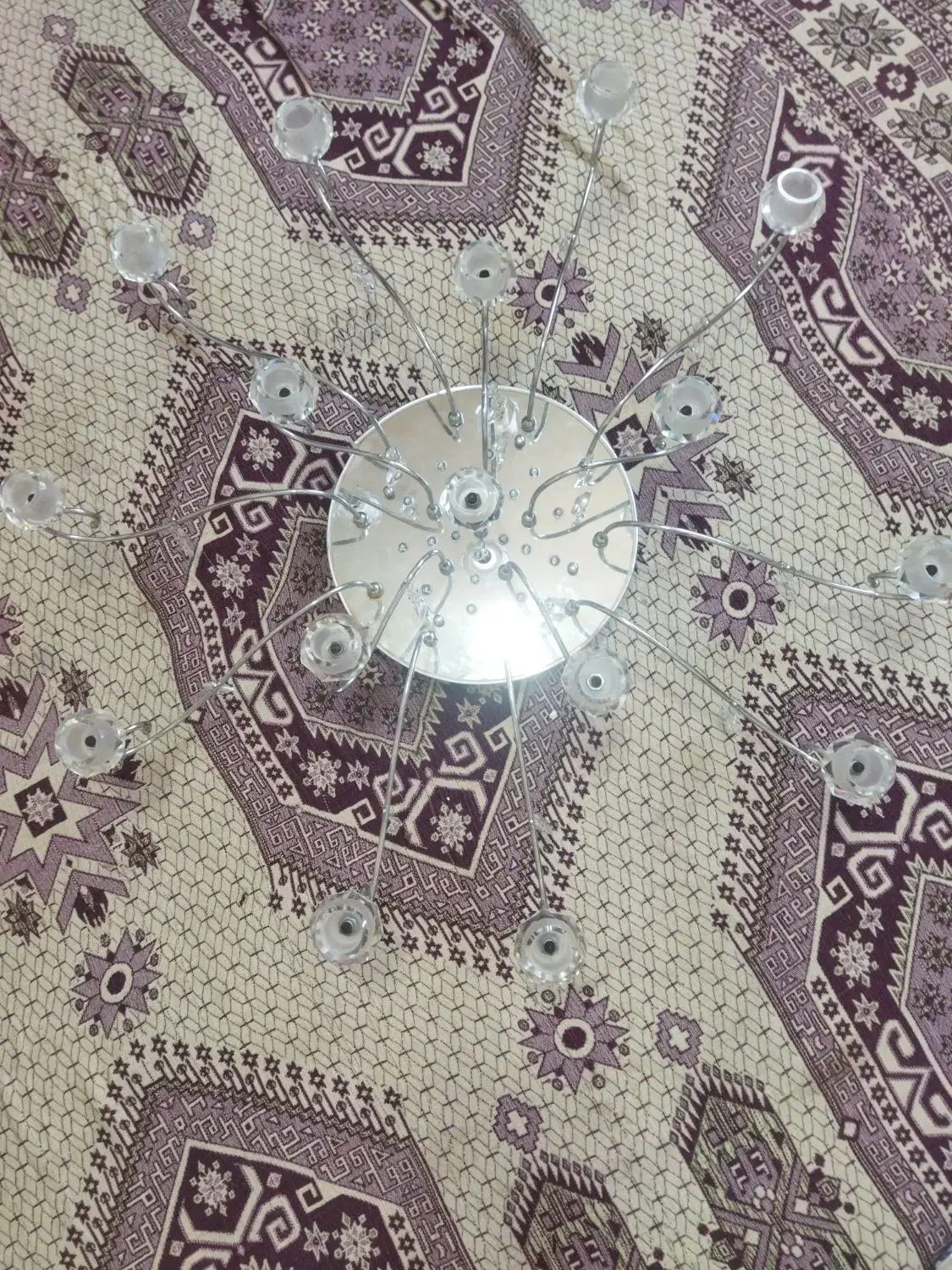 دو عدد لوستر خوشه ای|لوستر و چراغ آویز|تبریز, |دیوار