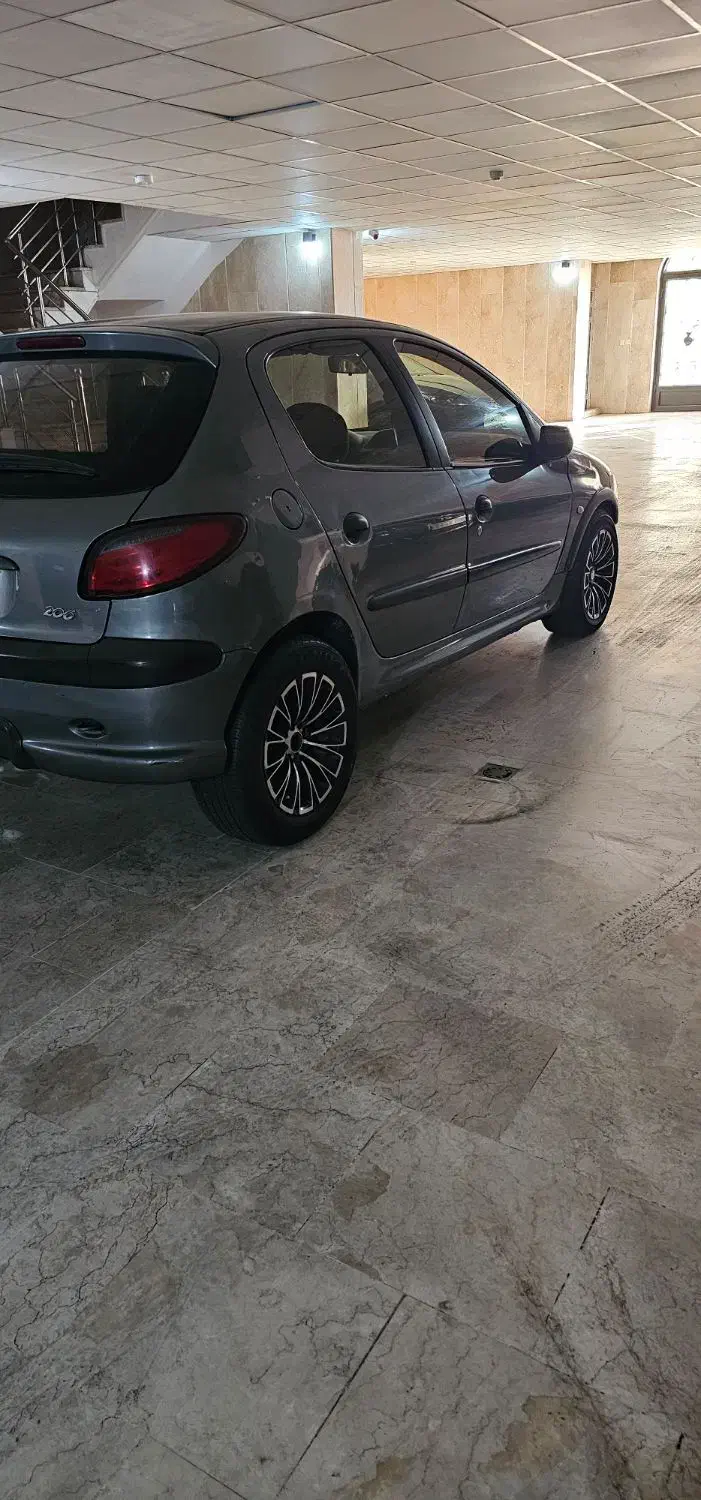 ۲۰۶ اصل فرانسه فوق العاده سالم و تمیز|خودرو سواری و وانت|اندیشه, اندیشه فاز ۱|دیوار