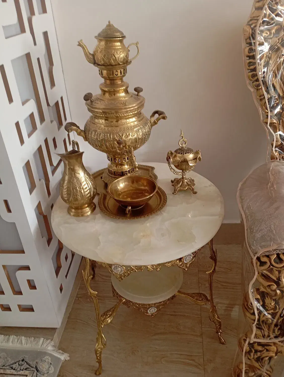 سماور ومیزبزنز|صنایع دستی و سایر لوازم تزئینی|مشگین شهر, |دیوار