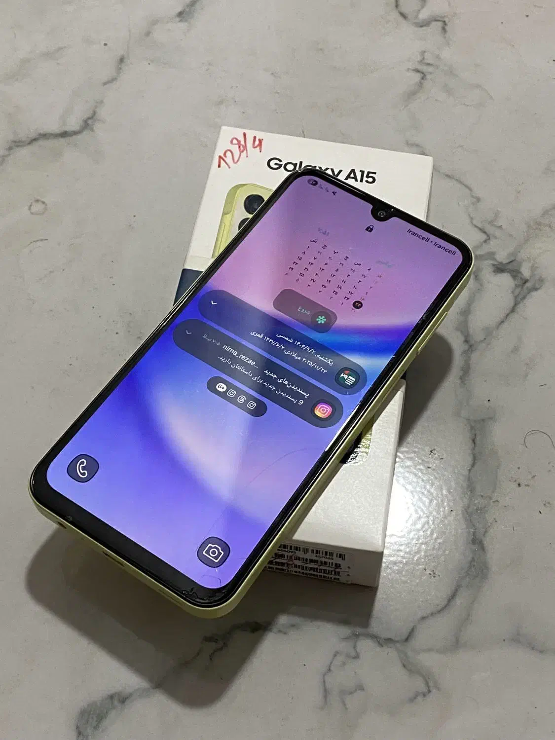 گوشی سامسونگ A15 بسیار تمیز|موبایل|ساوه, |دیوار