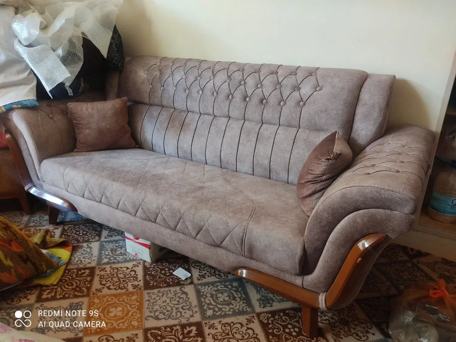 معاوضه مبلمان هشت نفرهبا مبلمان هفت نفره|مبلمان خانگی و میز عسلی|شیراز, تندگویان|دیوار