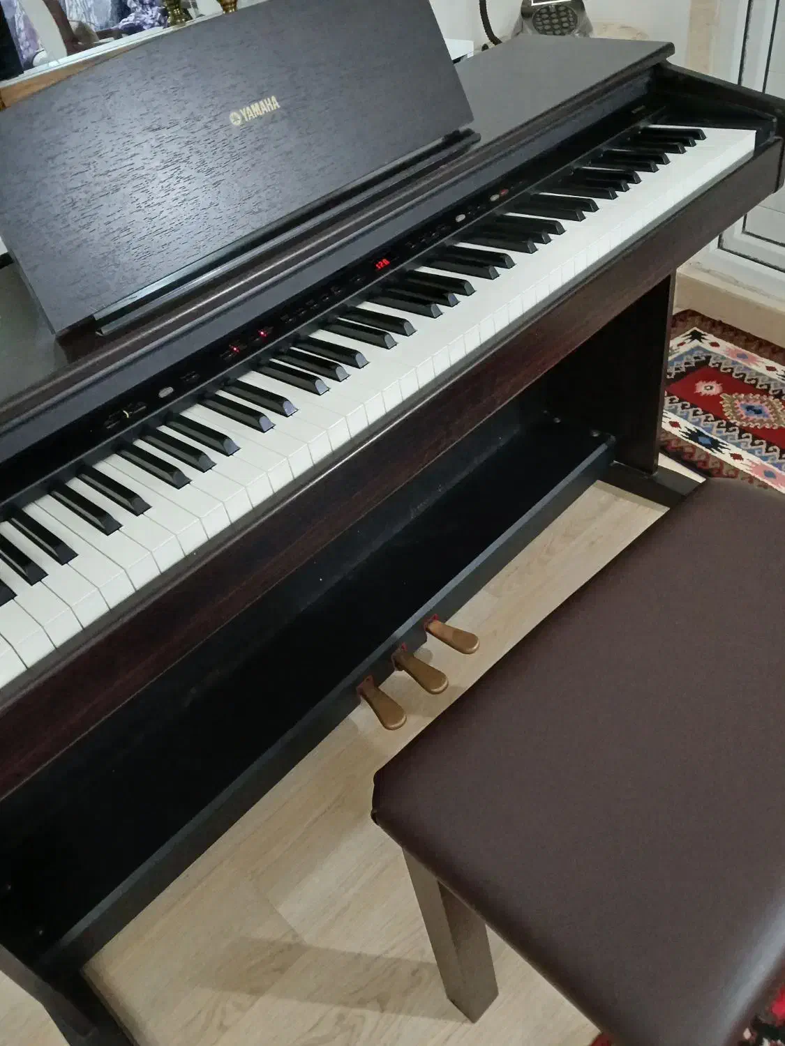 پیانو یاماها ydp 101 سه پدال کم کارکرد|پیانو، کیبورد، آکاردئون|تبریز, |دیوار