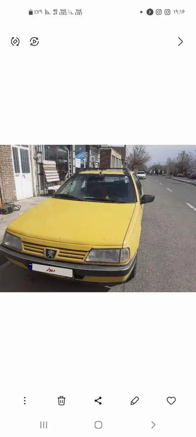 تاکسی عمومی مدل ۸۷|خودرو سواری و وانت|تهران, شهرک ولیعصر جنوبی|دیوار