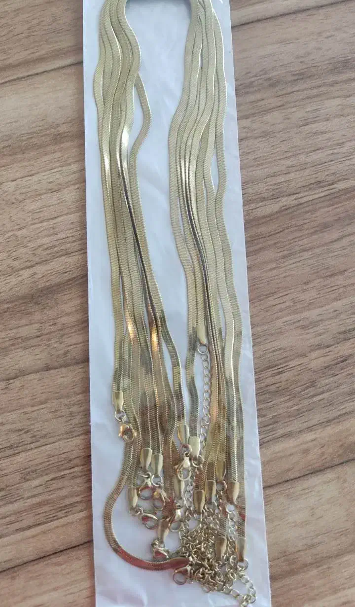 گردن بند ماری استیل و طلایی|بدلیجات|قائن, |دیوار