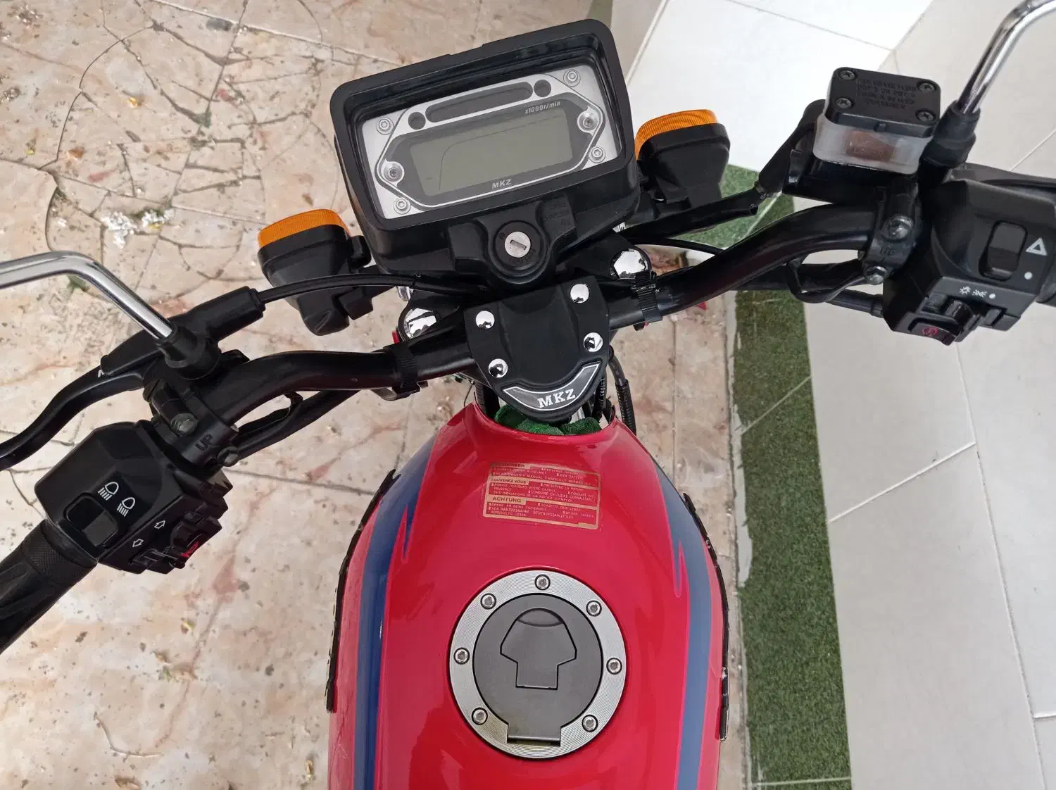 موتورسیکلت 200cc متین استارتی|موتورسیکلت|تبریز, |دیوار