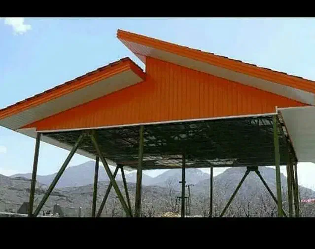 نصب شیروانی  نصاب سقف شیبدار  ورق رنگی|خدمات پیشه و مهارت|هشتگرد, شهرک صبا سوله|دیوار