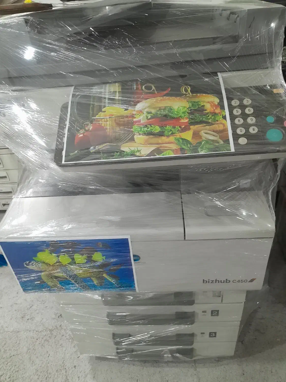 دستگاه رنگی کونیکا c450|پرینتر، اسکنر، کپی، فکس|مراغه, |دیوار