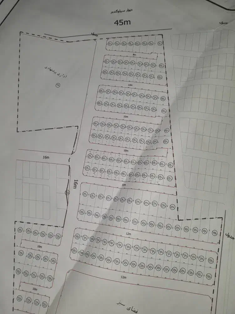 فروش زمین روبرو گلها|فروش زمین و ملک کلنگی|فیروزآباد (فارس), |دیوار