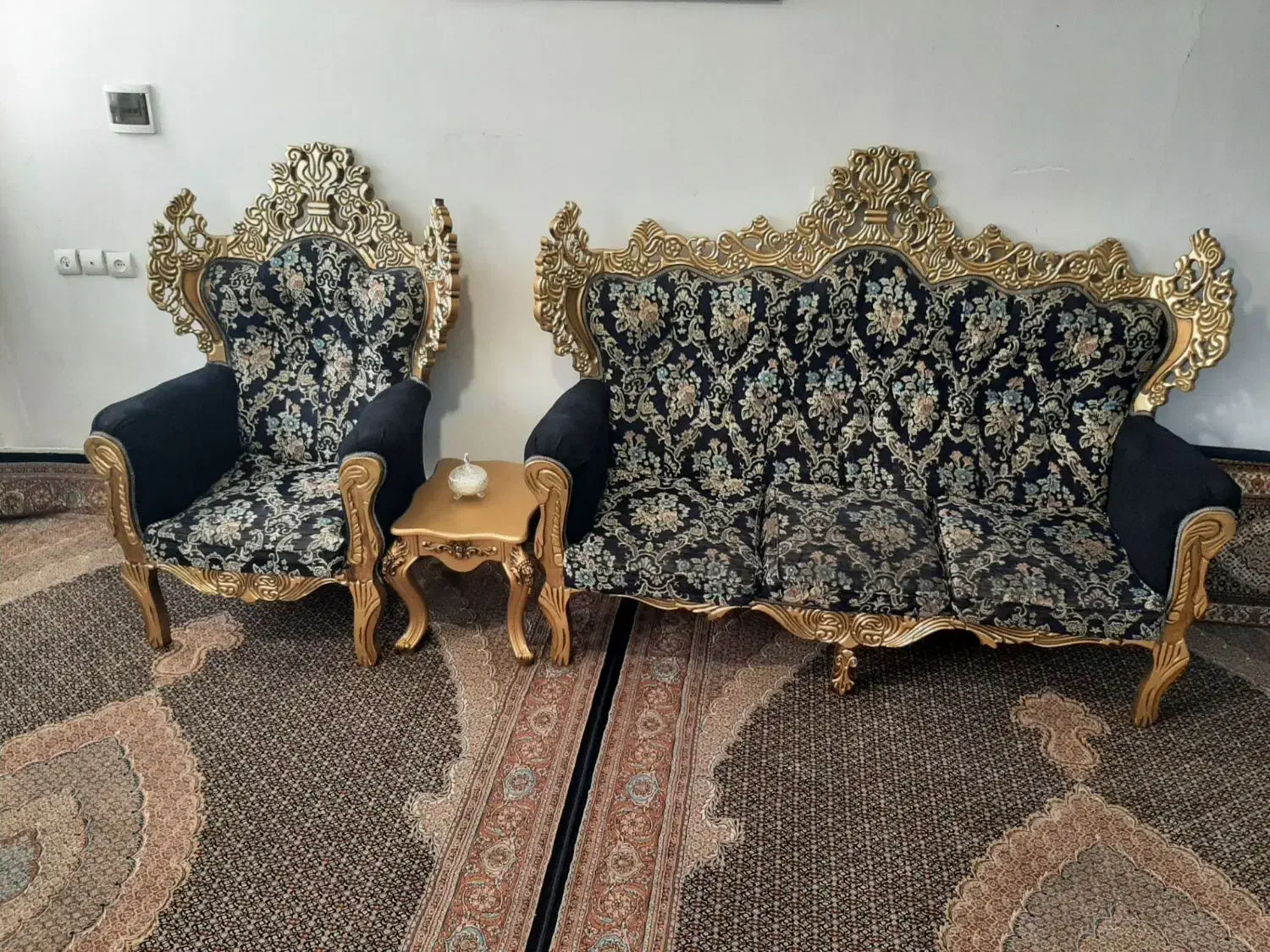 مبل سلطنتی|مبلمان خانگی و میز عسلی|قرچک, باقرآباد|دیوار