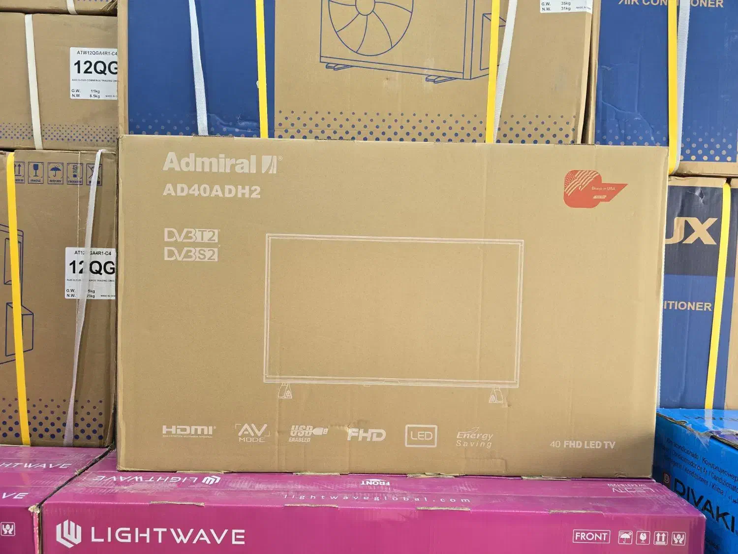 40 اینچ ادمیرال دو گیرنده USB و HDMI دار|تلویزیون و پروژکتور|بندر کنگان, |دیوار