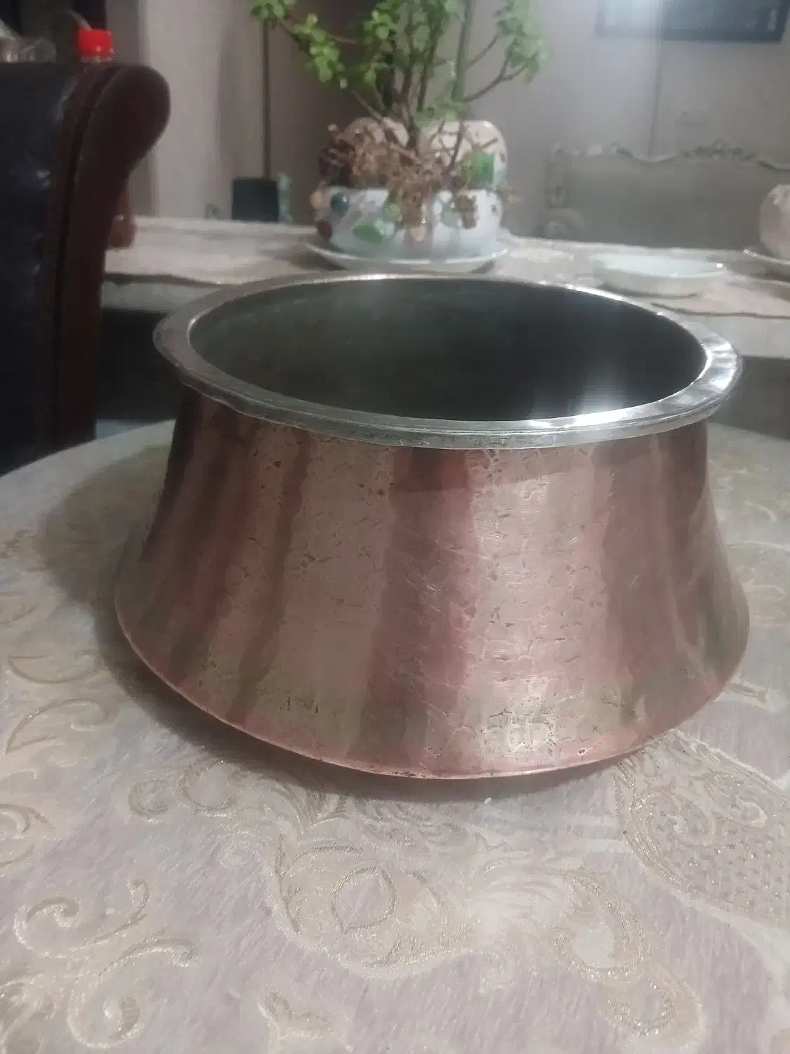 ظروف مسی|کلکسیون اشیاء عتیقه|ری, فیروزآبادی|دیوار