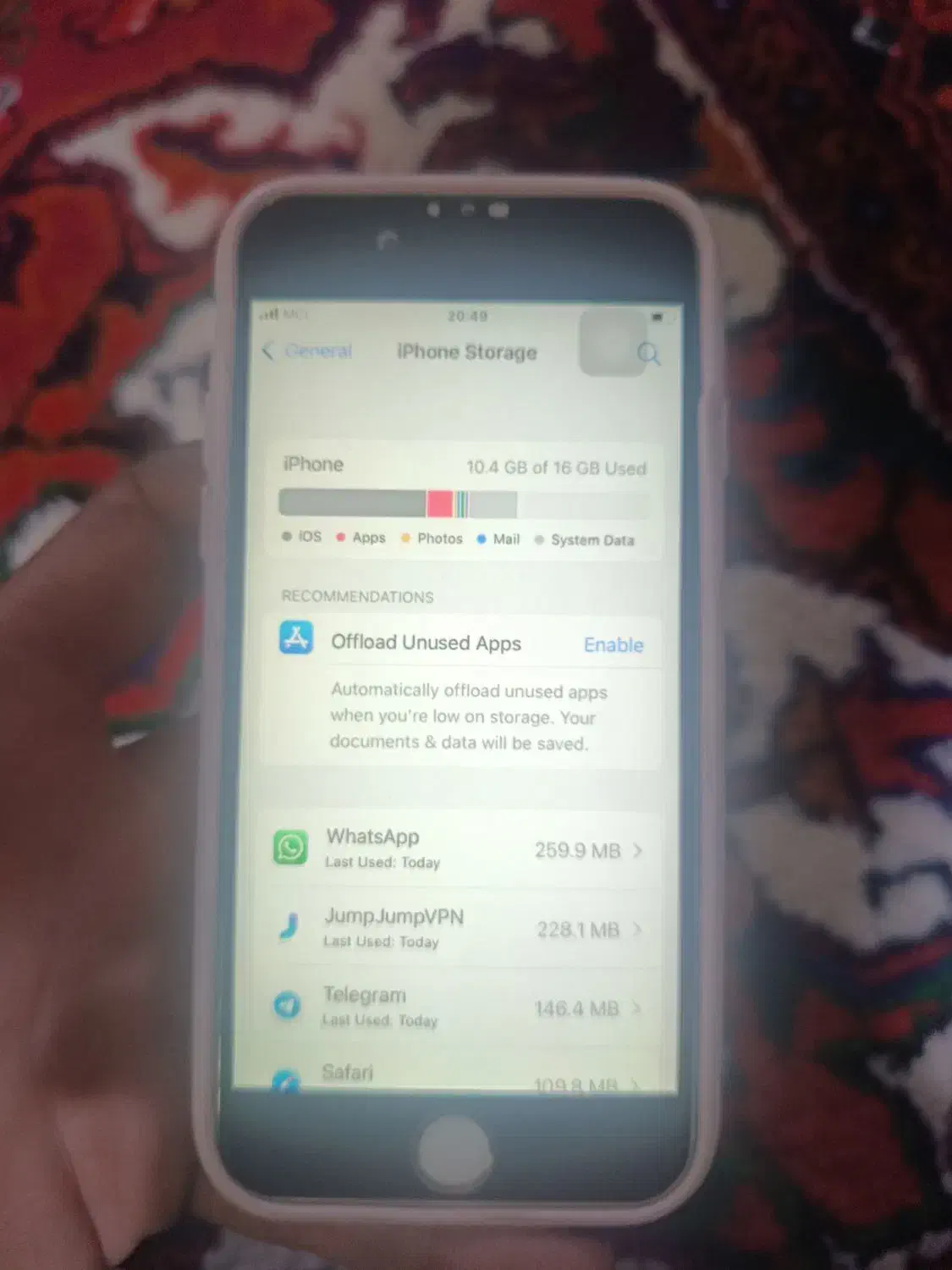گوشی آیفون 6s|موبایل|ملکان, |دیوار