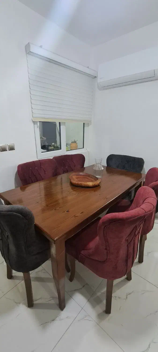 میز غذاخوری ۶نفره|میز و صندلی غذاخوری|رشت, کوی مهر|دیوار
