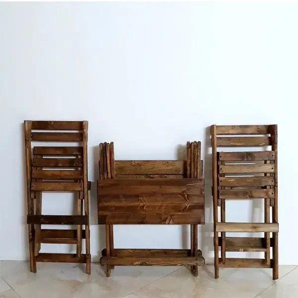 میز و صندلی تاشو ۶نفره|میز و صندلی غذاخوری|لاهیجان, شهرک سلمان فارسی|دیوار