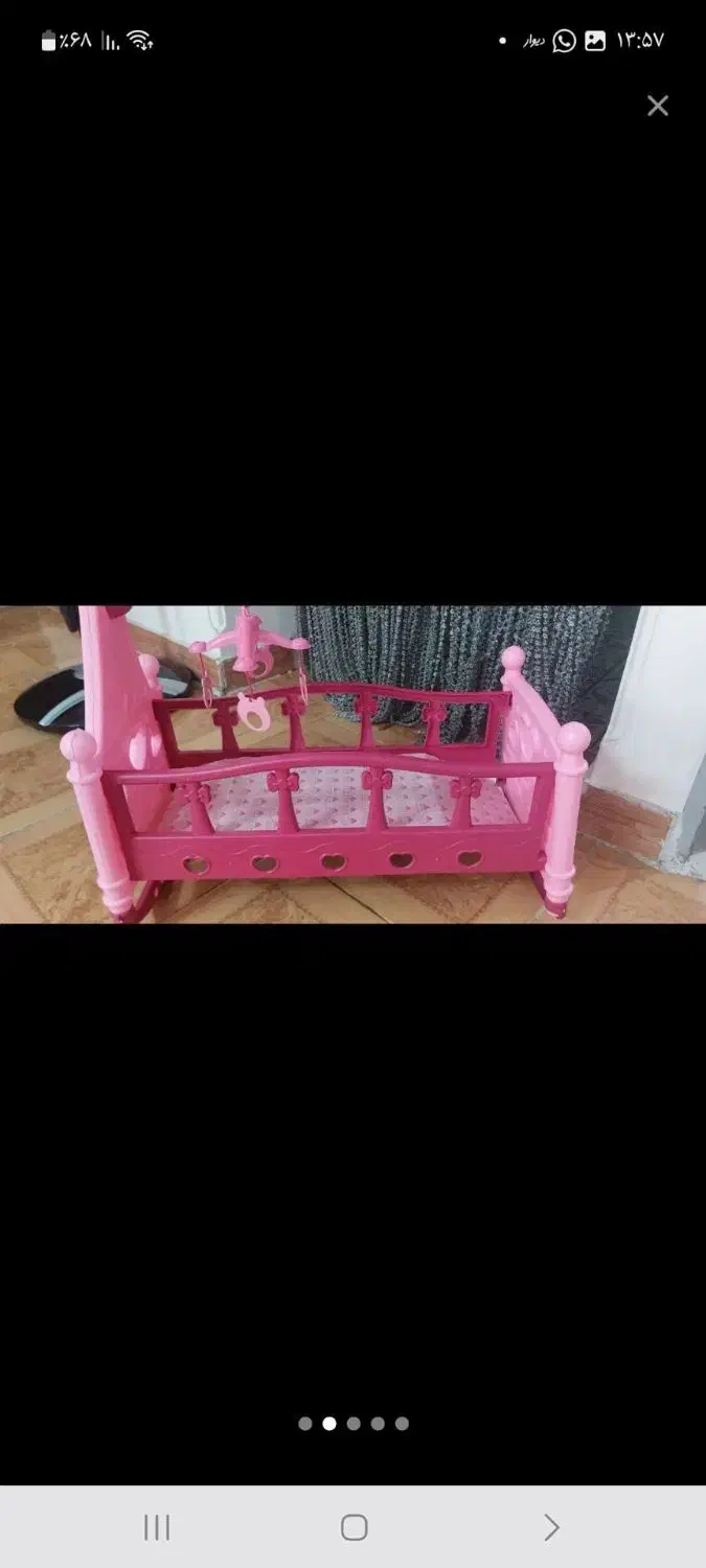 تخت عروسک سالم نو|اسباب‌‌بازی|رشت, منظریه|دیوار