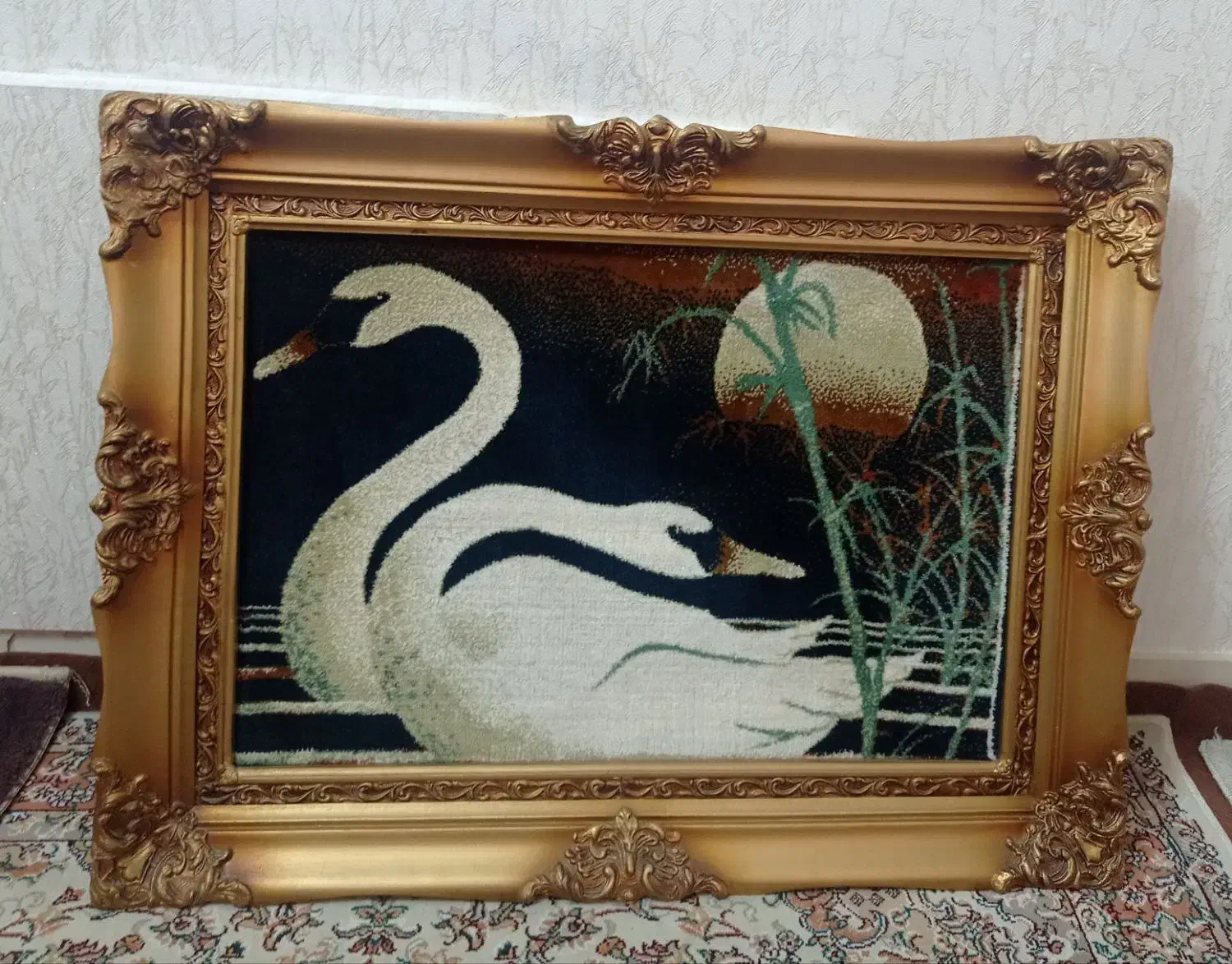 تابلو فرش دستبافت قدیمی|تابلو فرش|تهران, خانی آباد نو شمالی|دیوار