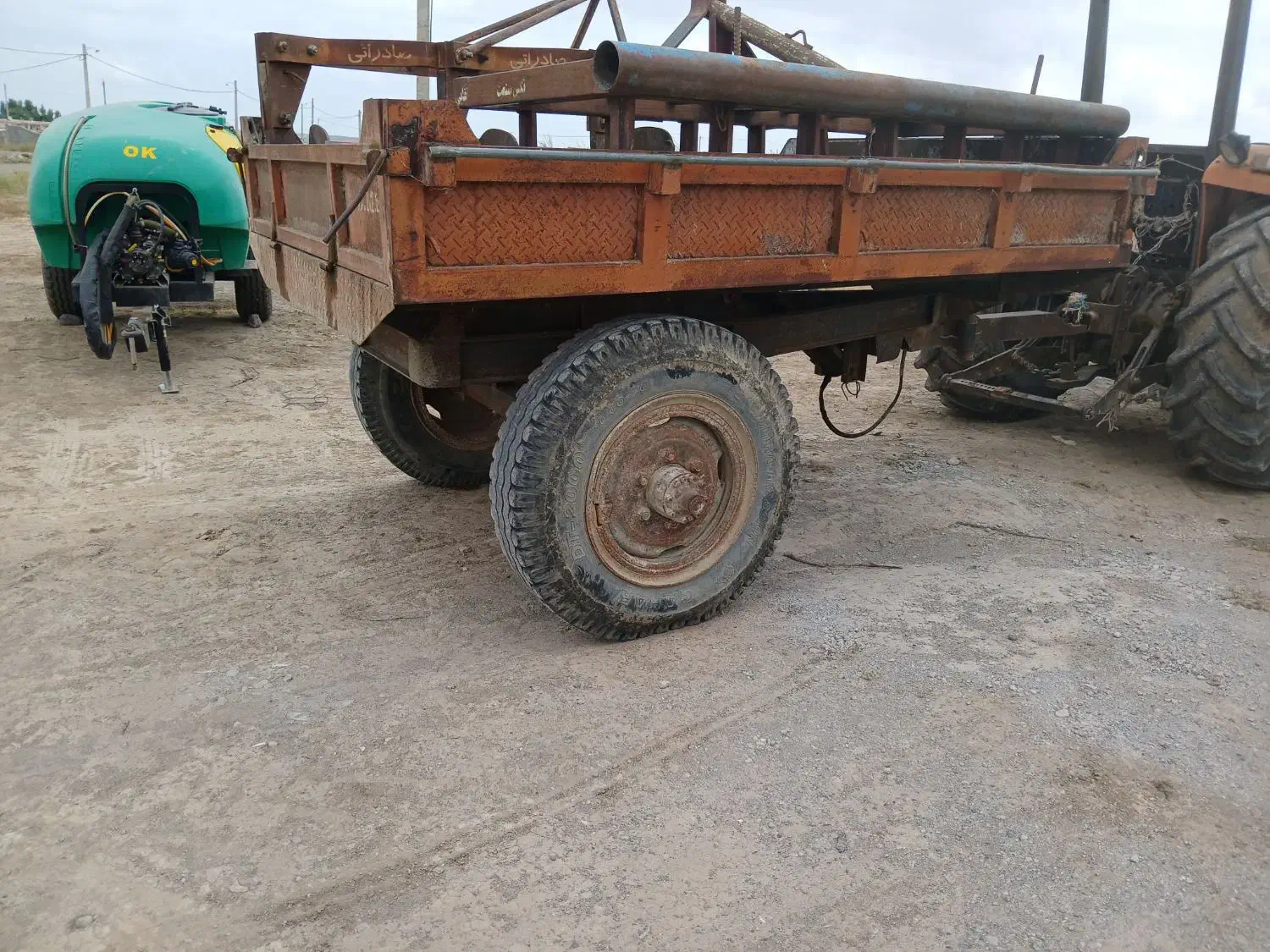 تریلی تراکتوردو چرخ جک دار|قطعات یدکی و لوازم جانبی|بران, |دیوار