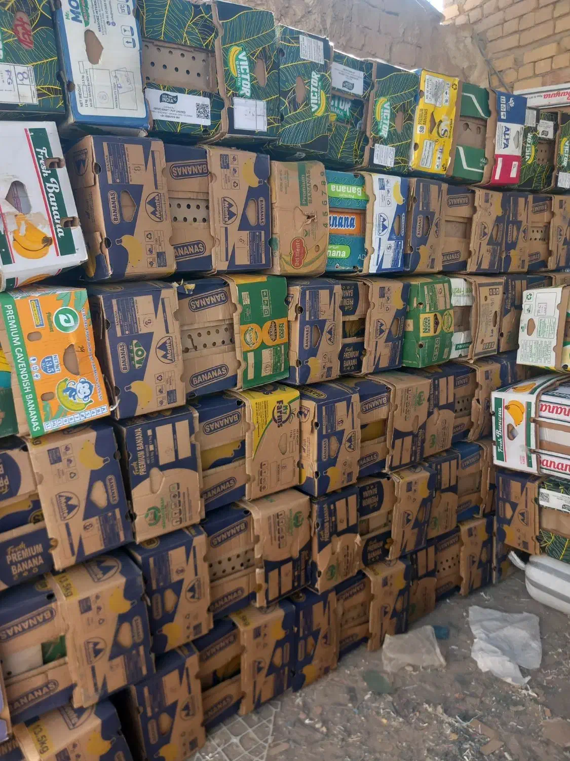 سبد کارتن موزی|ظروف نگهدارنده، پلاستیکی، یکبارمصرف|کاشان, دشت لتحر|دیوار