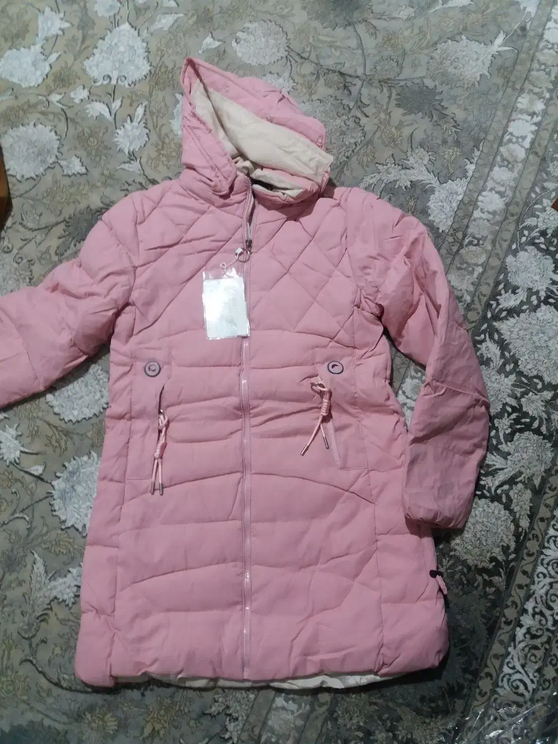 کاپشن صورتی|کفش و لباس بچه|قم, نیروگاه|دیوار