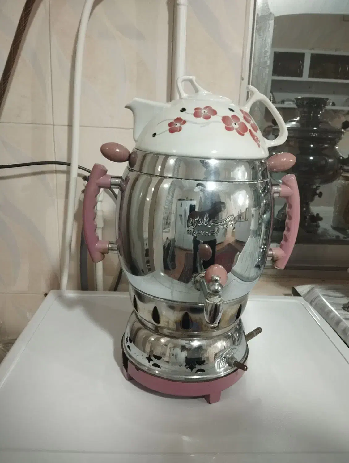 سماور با قوری|سماور، چایساز، قهوهساز|کرمانشاه, |دیوار