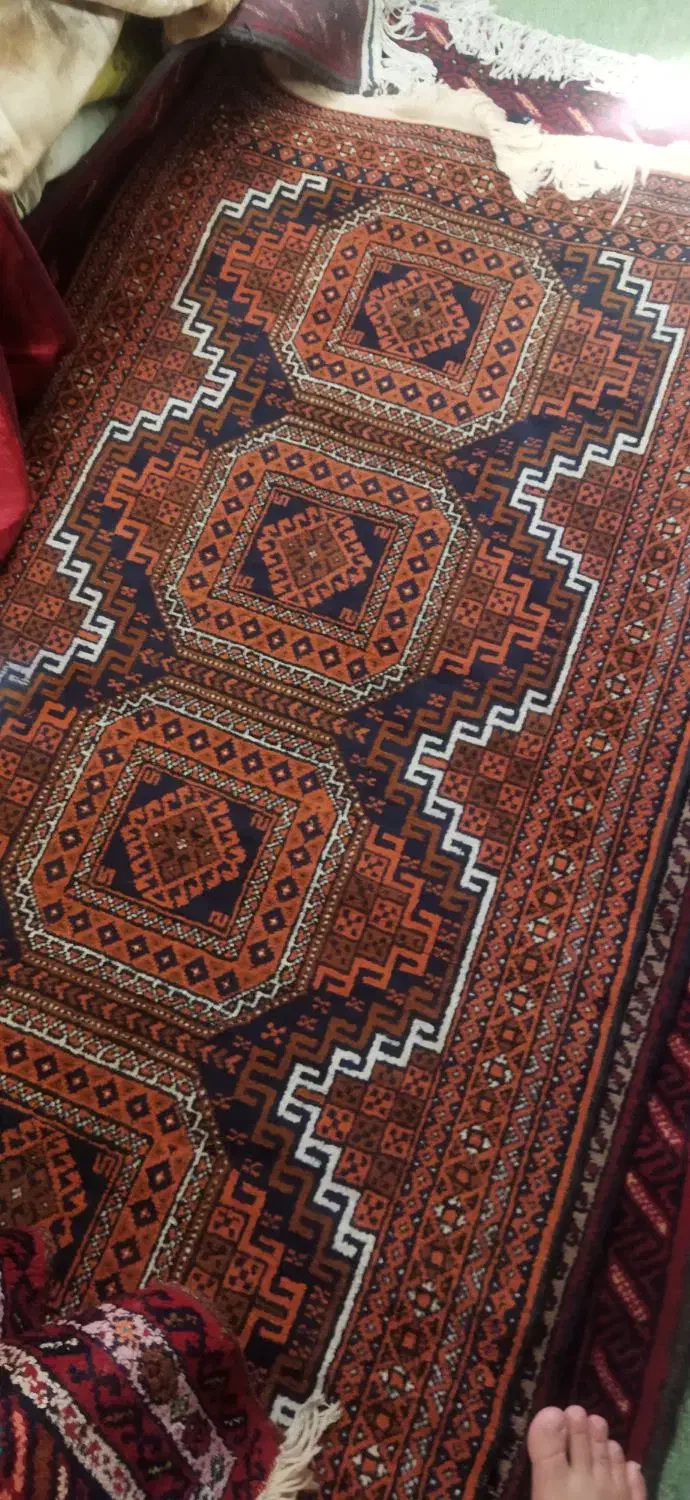 قالیچه دستباف عتیقه|فرش|تربت جام, جامی|دیوار