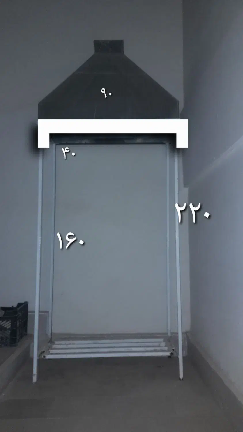 هواکش منقل با پاییه آهنی|اجاق گاز و لوازم برقی پخت‌وپز|گلبهار, شهر جدید گلبهار|دیوار