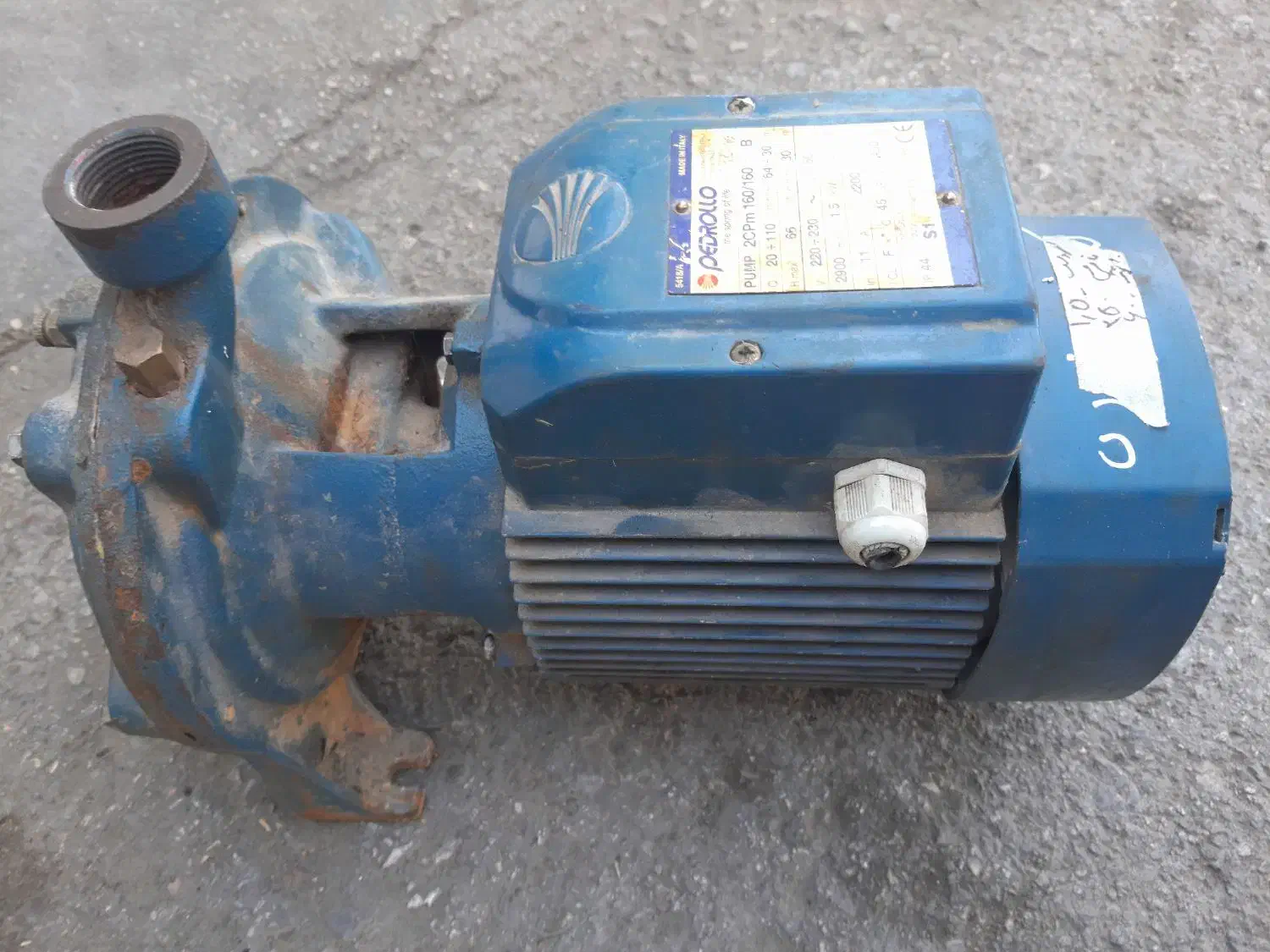 پمپ آب پدرولا 2 اسب سیم پیچ فابریک|مصالح و تجهیزات ساختمان|اهواز, پادادشهر|دیوار