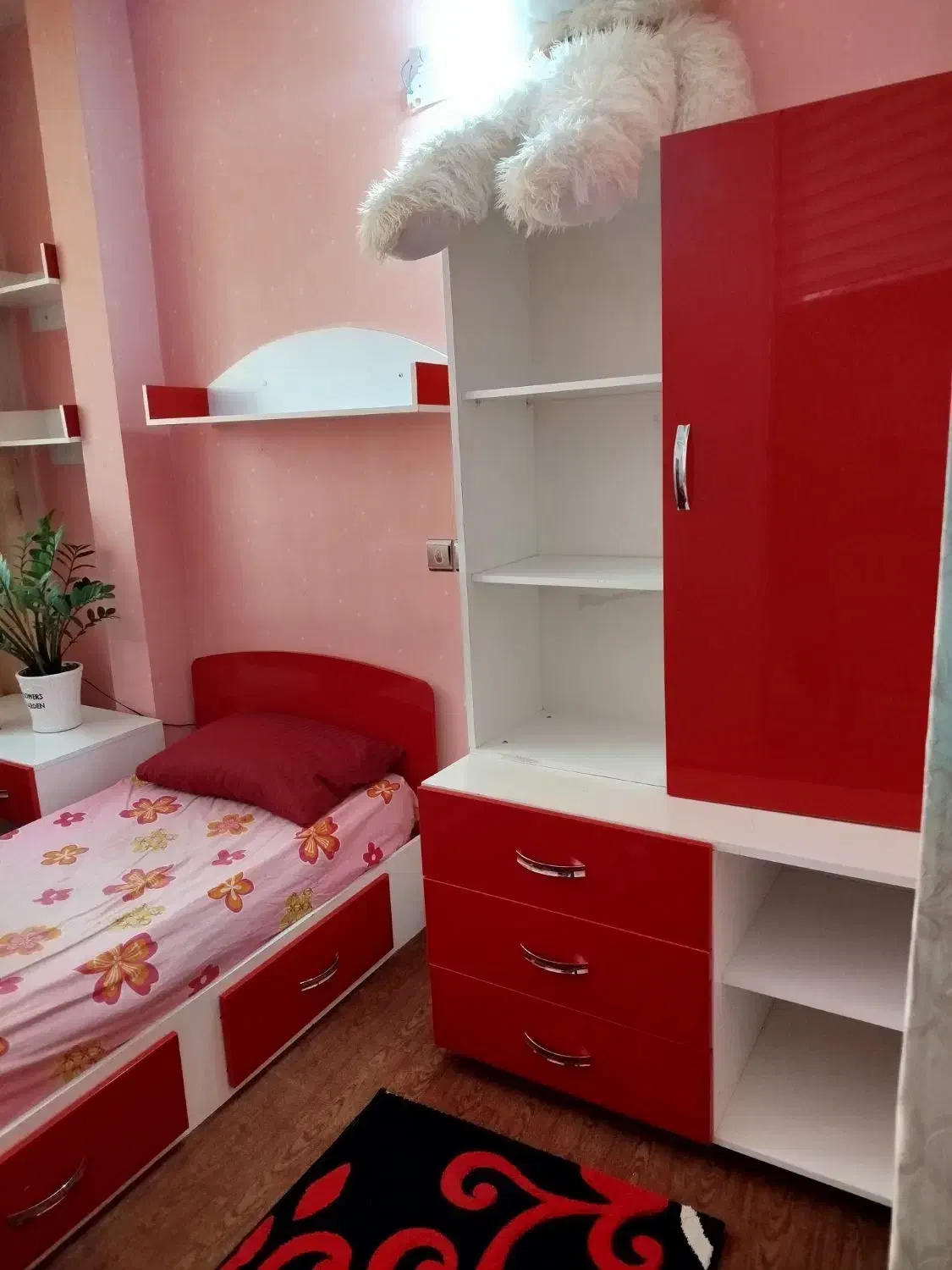 کمد و تخت نوجوان و کودک|تخت و سرویس خواب|میاندوآب, |دیوار