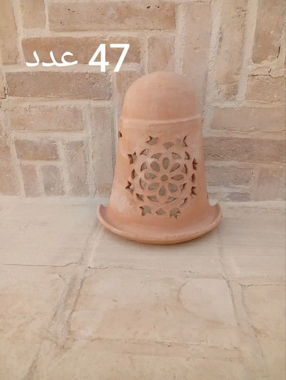 چراغ های سفالی|لوستر و چراغ آویز|یزد, |دیوار