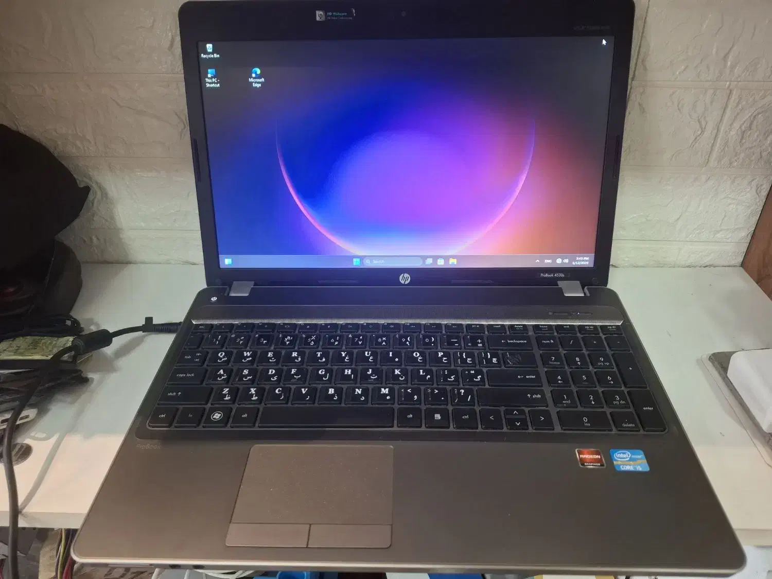 لپ تاپ hp 4530 i5 اینتل|رایانه همراه|رشت, صفاری|دیوار