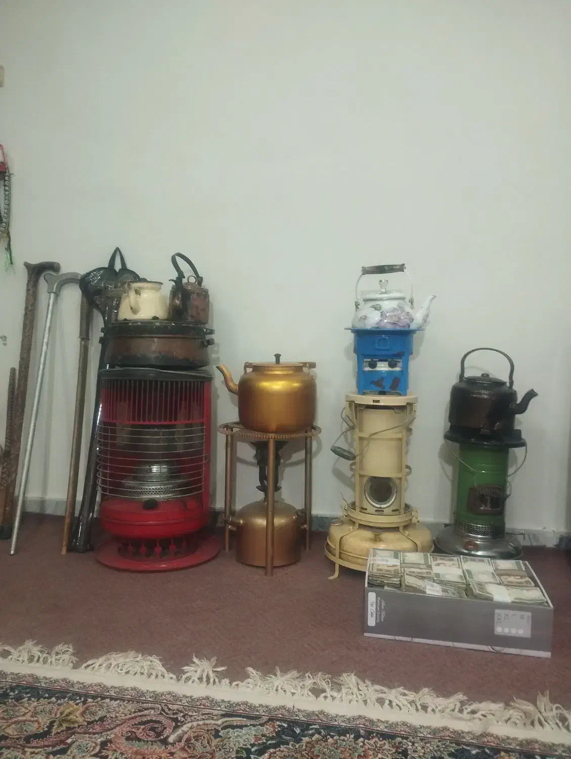 چراغ های نفتی|سماور، چای‌ساز، قهوه‌ساز|سمنان, |دیوار