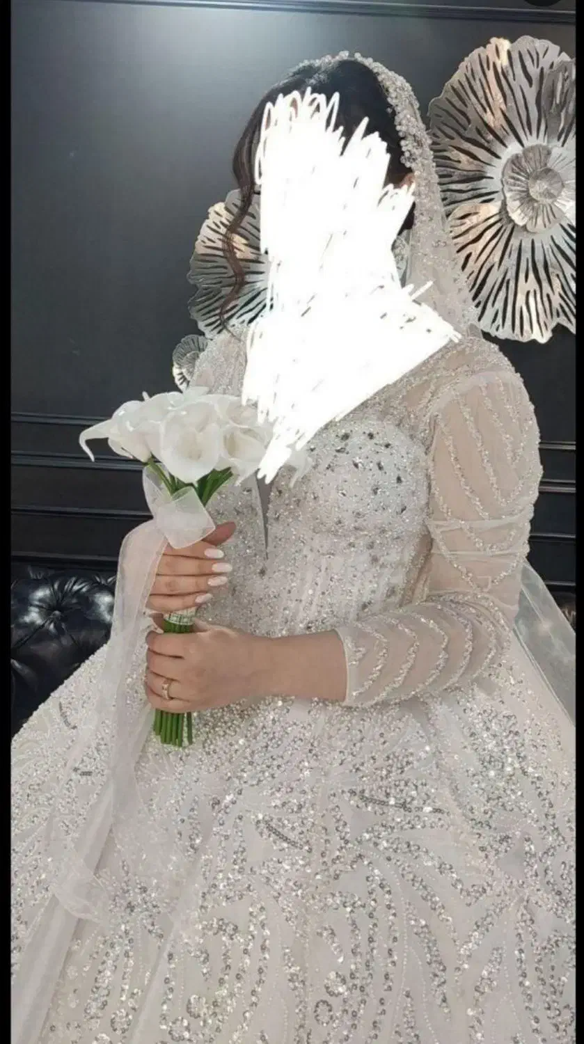 لباس مدل جدید تلفیق ساتن و سنگ کاری|لباس|تهران, شیخ هادی|دیوار