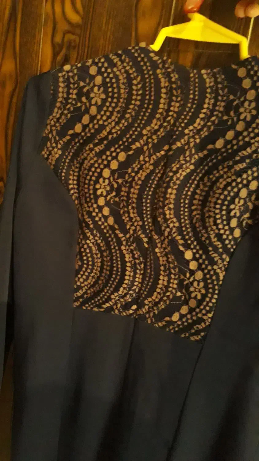 مانتو کرپ آبی نفتی تیره مایل به سرمه ای|لباس|اصفهان, شهرک گل نرگس|دیوار