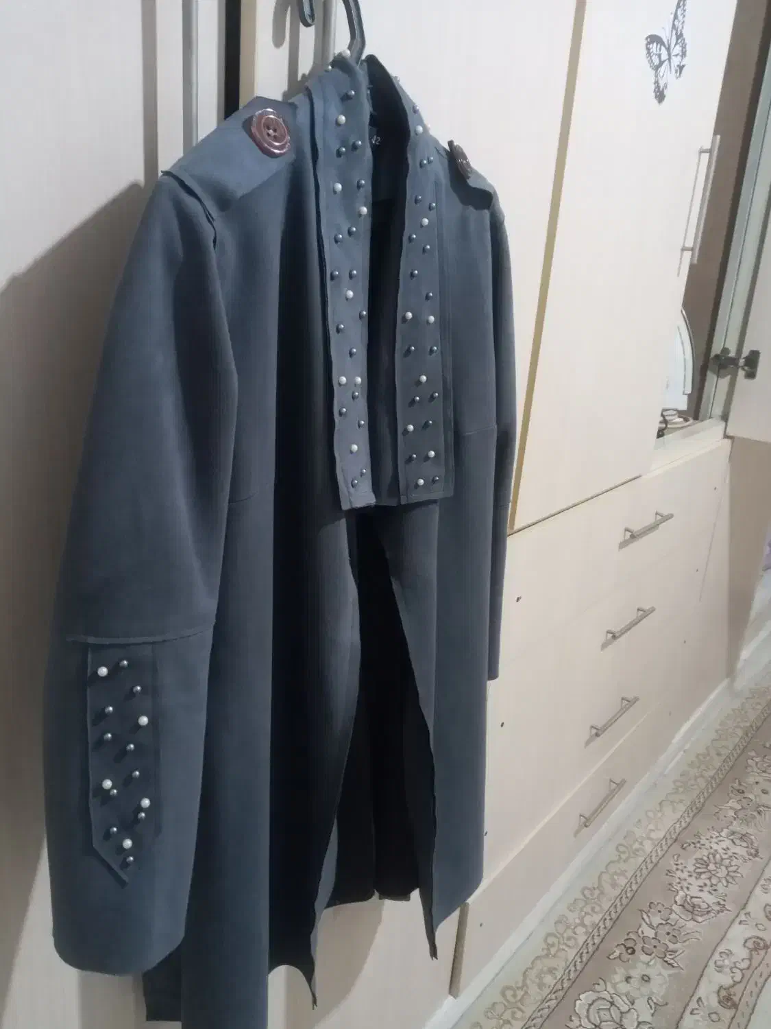 دوتا کت طوسی سایز ۴۲ در حد نو|لباس|کوهدشت, |دیوار