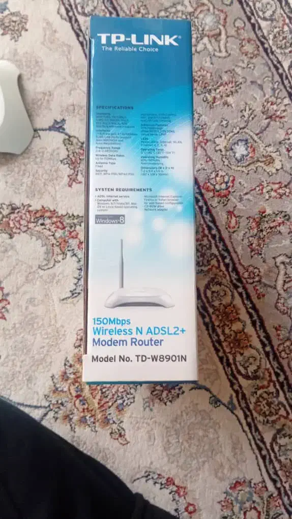 مودم adsl tplink w8901n تک آنتن|مودم و تجهیزات شبکه|گنبد کاووس, |دیوار