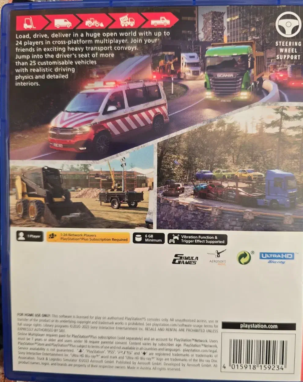 بازی truck & logistics simulator ps5|کنسول، بازی ویدئویی و آنلاین|تهران, ارم|دیوار